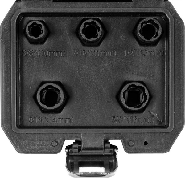 Набір головок для видал. зломаних гвинтів YATO : квадрат 3/8