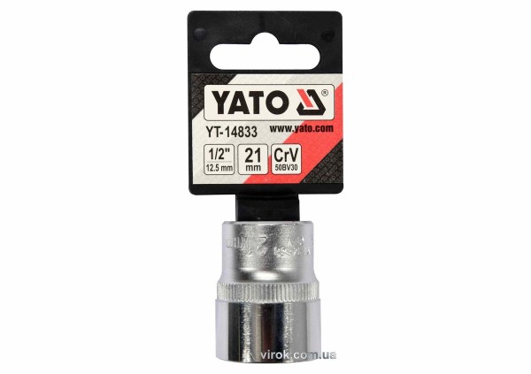 Головка торцева YATO : квадрат 1/2