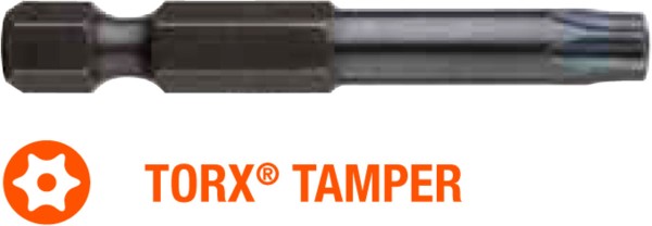 Насадка викруткова USH Industry : TORX Tamper T20T x 50 мм подовжена, Уп. 5 шт.