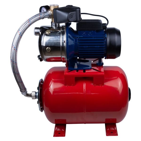 Станція 1.1кВт Hmax 48м Qmax 60л/хв (самовсмоктуючий насос нерж) 24л Україна WETRON JETS100А5 (775054/24)