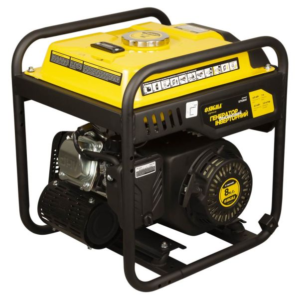Генератор інверторний бензиновий 220В 4.0/4.5кВт 7л 4-х тактний ручний запуск SIGMA (5710841)