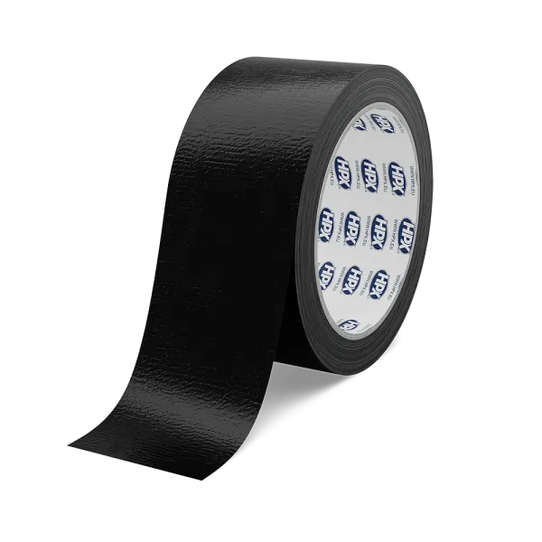 HPX Duct Tape Universal 1900 - 48мм х 25м - армована клейка стрічка, сантехнічний скотч, чорна