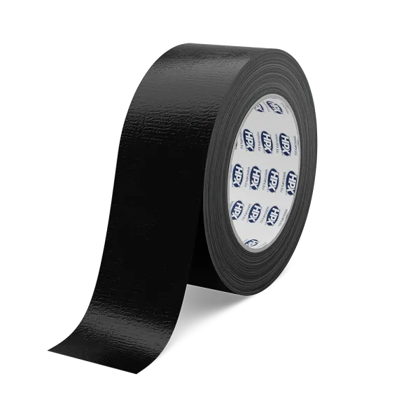 HPX Duct Tape Universal 1900 - 48мм х 50м - армована клейка стрічка, сантехнічний скотч, чорна