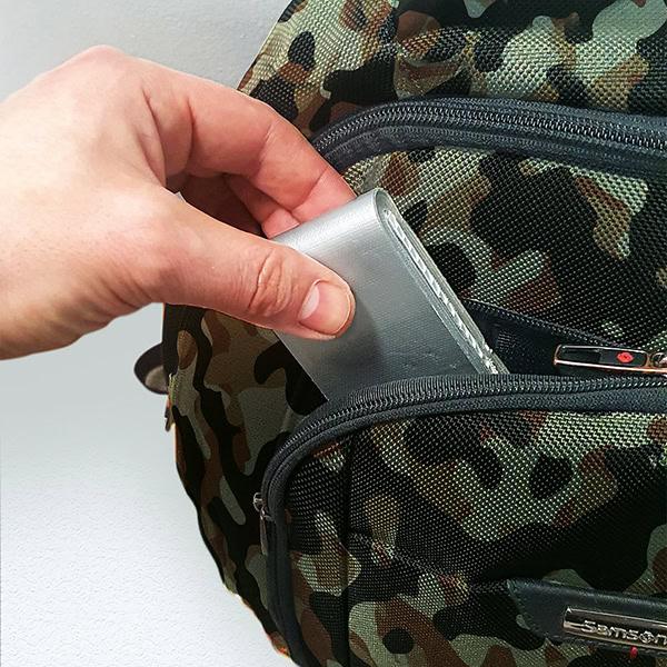 HPX 6200 - 48мм x 5м, кишеньковий формат - срібляста армована ремонтна стрічка