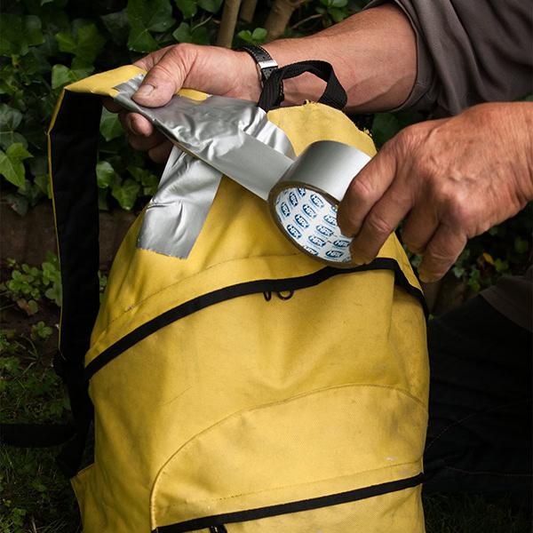 HPX 6200 - 48мм x 5м, кишеньковий формат - срібляста армована ремонтна стрічка