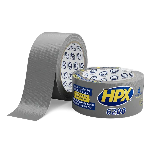 HPX 6200 - 48мм х 10м - срібляста армована ремонтна стрічка