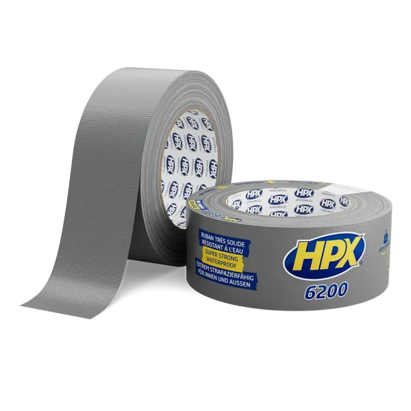 HPX 6200 - 48мм x 25м - срібляста армована ремонтна стрічка