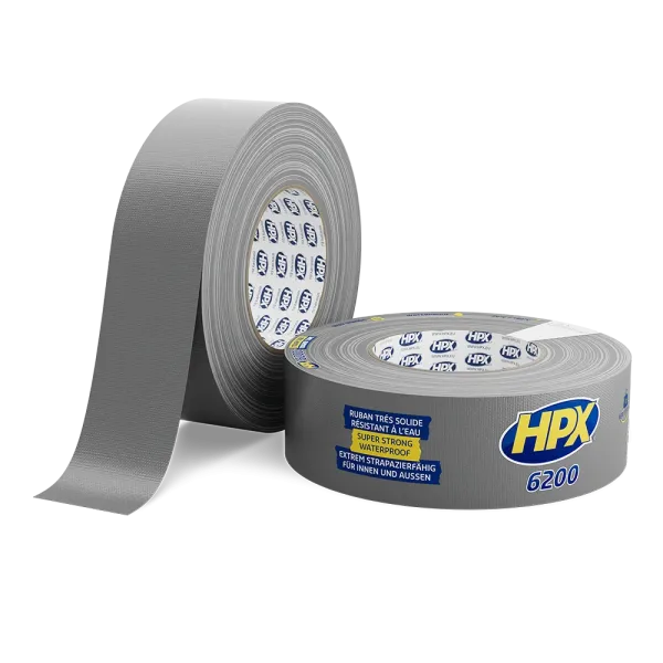 HPX 6200 - 48мм х 50м - срібляста армована ремонтна стрічка