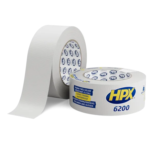 HPX 6200 - 48мм х 25м - біла армована ремонтна стрічка