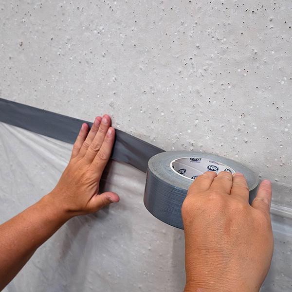 HPX Duct Tape Universal 1900 - 48мм х 50м - армована клейка стрічка, сантехнічний скотч, срібляста