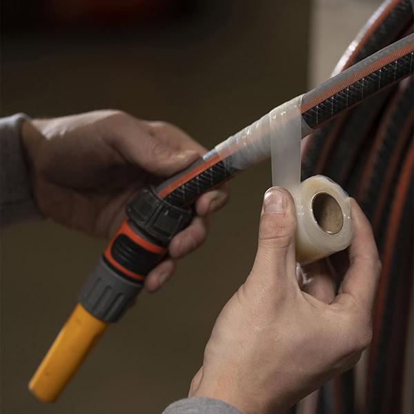 HPX Stretch&Fuse - 25мм х 3м, прозора силіконова вулканізуюча стрічка для ізоляції та герметизації