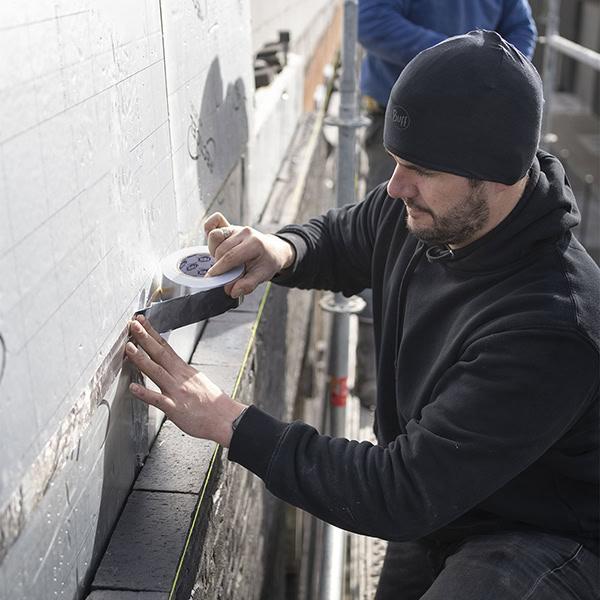 HPX AL 120°С 40мкм - 50мм x 50м - високотемпературна алюмінієва клейка стрічка (алюмінієвий скотч)