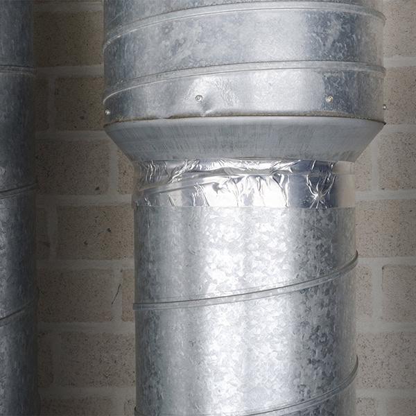 HPX AL 120°С 40мкм - 75мм x 50м - високотемпературна алюмінієва клейка стрічка (алюмінієвий скотч)