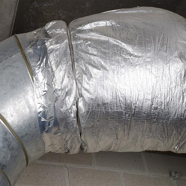 HPX AL 120°С 40мкм - 50мм x 50м - високотемпературна алюмінієва клейка стрічка (алюмінієвий скотч)