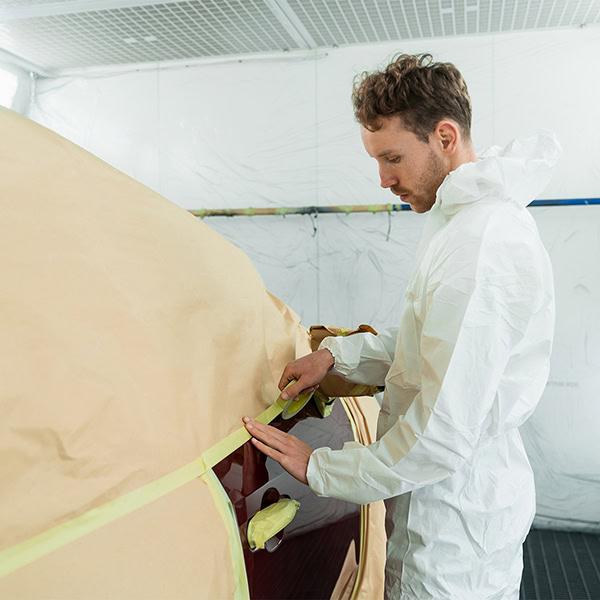 HPX 110°С - 50мм x 50м - високотемпературна авто малярська стрічка