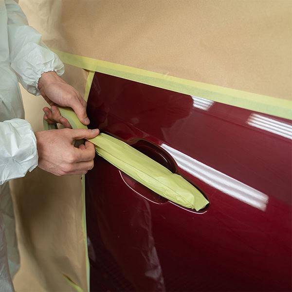 HPX 110°С -25мм x 50м - високотемпературна авто малярська стрічка