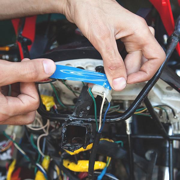 HPX 52100 - 19мм x 20м, синя, VDE-стандарт - автомобільна ізоляційна стрічка