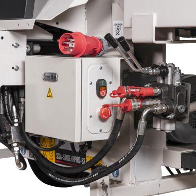 Напівавтоматична машина для різання і розколу дров Lumag SSA500EH-PRO/SZ