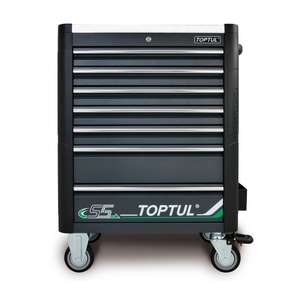 Візок з інструментом (BUMPER SERIES) 7 секцій 340ед. сірий TOPTUL GE-34029