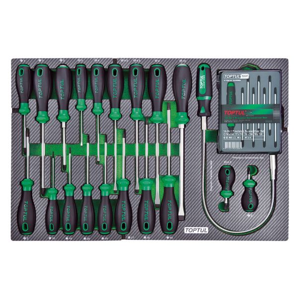 Візок з інструментом (BUMPER SERIES) 7 секцій 340ед. сірий TOPTUL GE-34029