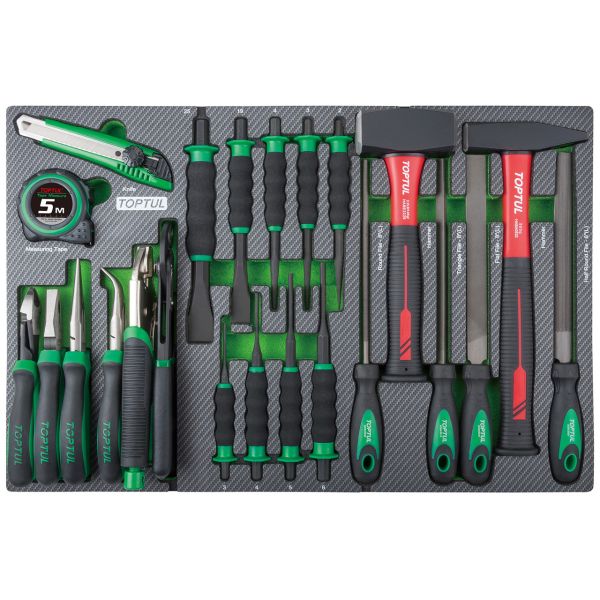 Візок з інструментом (BUMPER SERIES) 7 секцій 340ед. сірий TOPTUL GE-34029