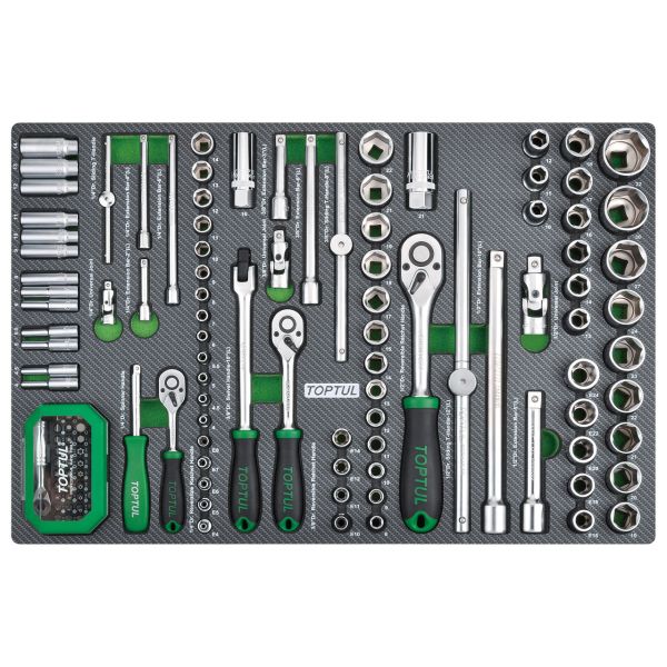 Візок з інструментом (BUMPER SERIES) 7 секцій 413ед. сірий TOPTUL GE-41330