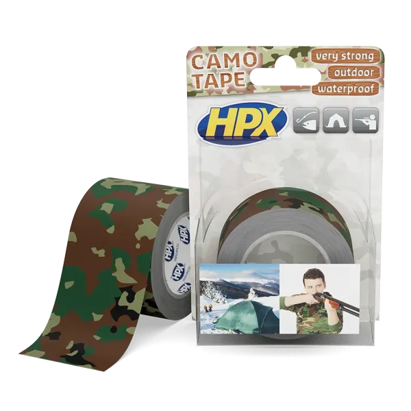 HPX CAMOTAPE - 48мм х 5м - камуфляжна армована стрічка