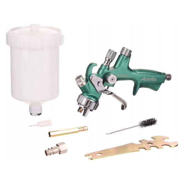 Фарбопульт пневматичний LVLP верх.пласт.бачок 600 мл, 1,3мм AUARITA 898-2-1.3LP