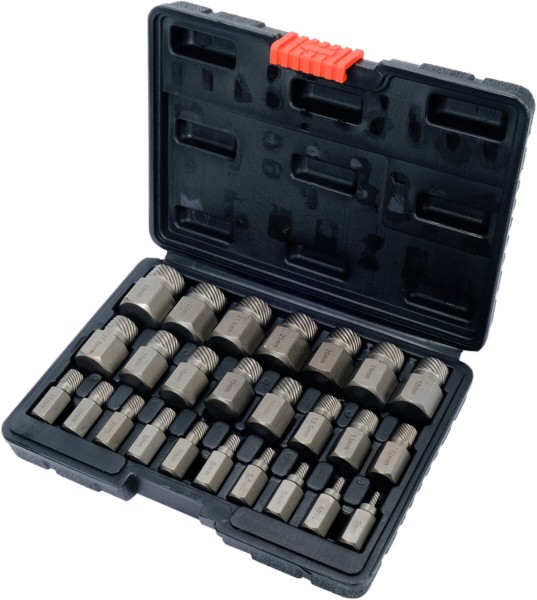 Набір екстракторів YATO 25 Од. Ø= 3-23 мм, для зломаних гвинтів [10]