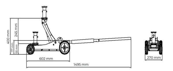 Гідравлічний домкрат Holzmann OWH1.5