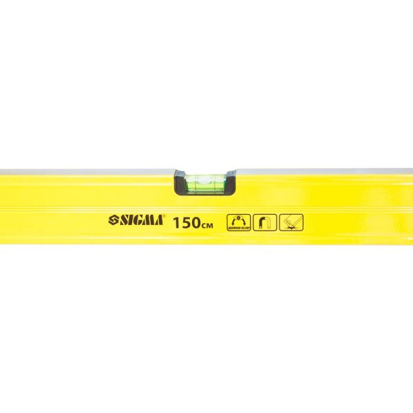 Рівень магнітний 3 капсули + вічко 150см SIGMA (3732151)