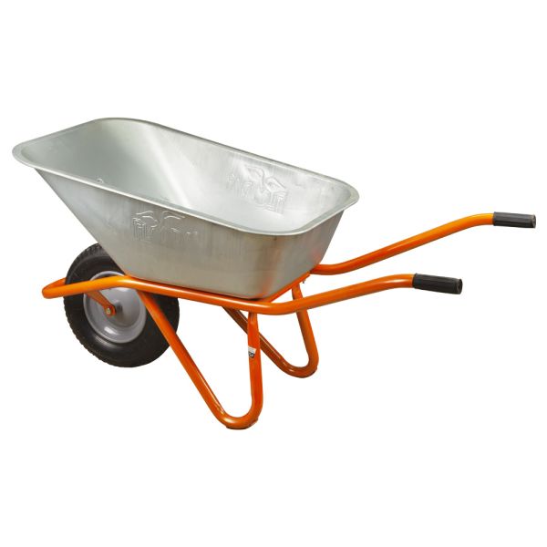 Тачка будівельна одноколісна 90л 200кг колесо 15" (з 4-х ЧАСТИН) FLORA (5056464)