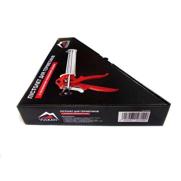 Пістолет для герметика рамковий 310мл, проф., зусилля 300кг, товщ. корпусу 1,8мм