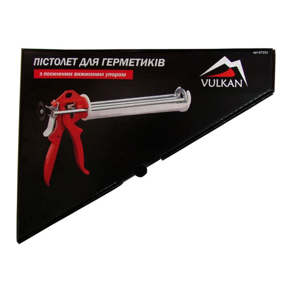 Пістолет для герметика рамковий 310мл, проф., зусилля 300кг, товщ. корпусу 1,8мм