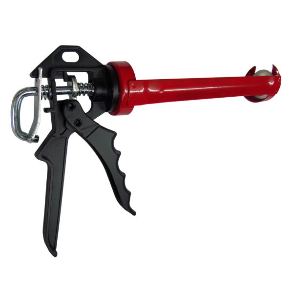 Пістолет для герметика рамковий 300мл, посилений, зусилля 180кг, товщ. корпусу 1,6мм