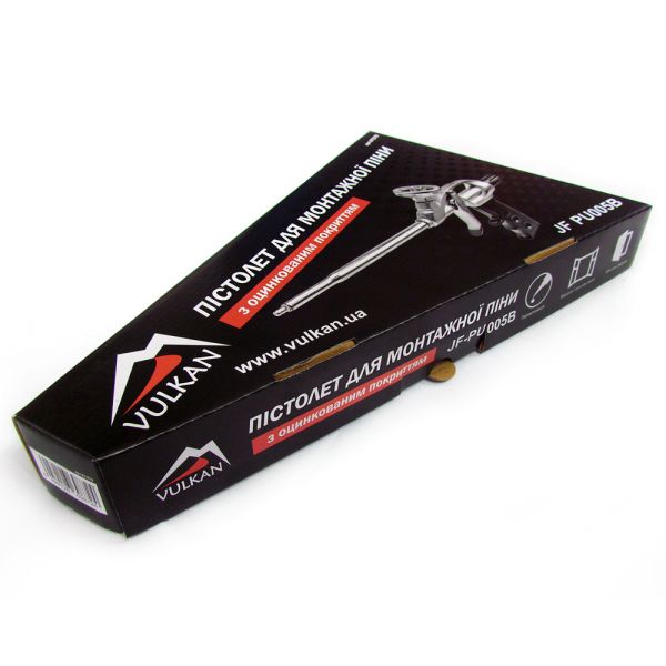 Пістолет для піни, алюмінієвий корпус, покриття-нікель