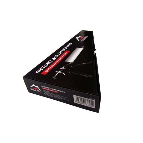 Пістолет для герметика ручний 600мл,закритого типу, зусилля 300кг, товщ. корпусу 1,8мм