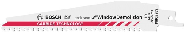 Полотно пиляльне шабельне Bosch S 956 DHM для демонтажу вікон