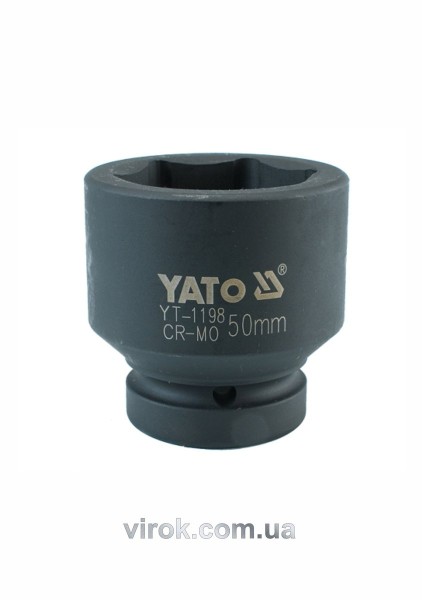 Головка торцева ударна 6-гранна YATO : квадрат 1