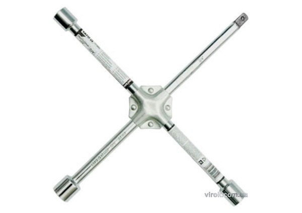 Ключ для коліс хрестоподібний YATO 24х27х32x3/4