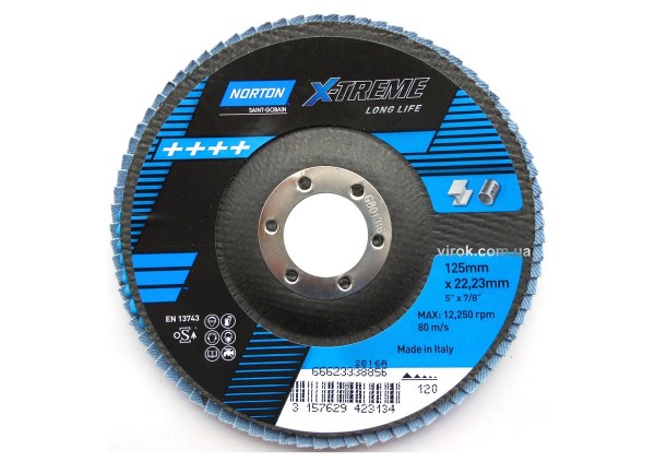 Круг пелюстковий шліфувальний NORTON VULCAN