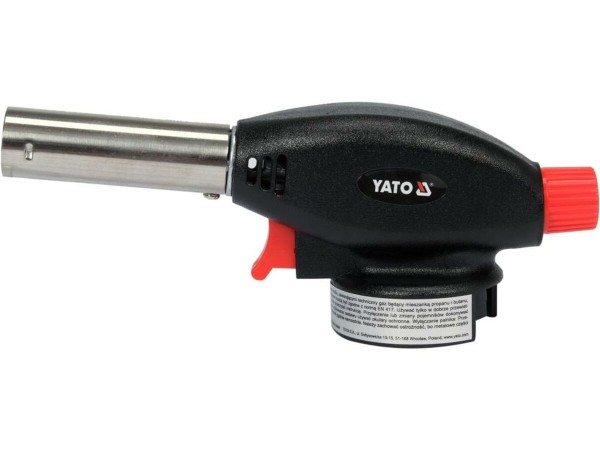 Пальник газовий (бутан) для кухні YATO, з п'єзозапалом, 1,3 кВт, t= 1300 °С [10/60]