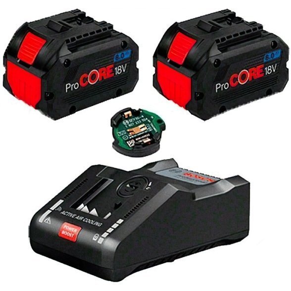 Набір акумуляторів + зарядний пристрій Bosch ProCORE 18V 2х8.0Aч ЗУ GAL 18V-160 C