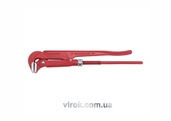 Ключ трубний переставний YATO : на 90° - 1,5