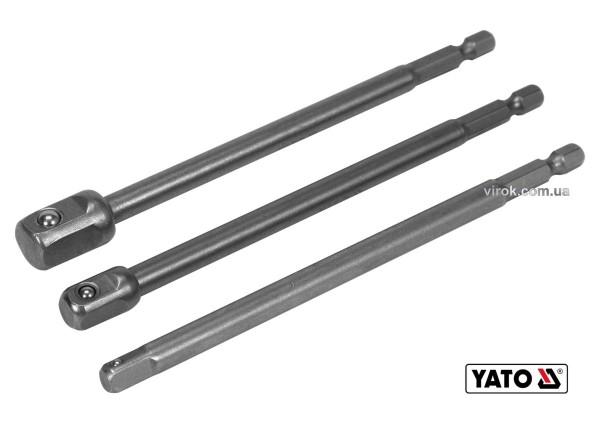 Тримачі-адаптери торцевих головок YATO: квадрат- 1/4