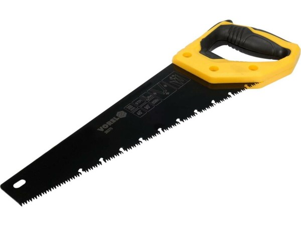 Ножівка по дереву VOREL l= 350 мм, t= 0.9 мм, фосфатоване покриття, 9 зубів/1