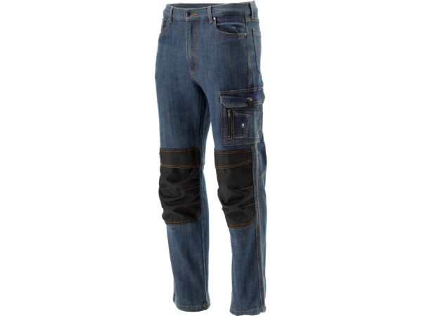 Штани робочі джинс стрейч MARА YATO розм 2XL/ 100-104см, ріст- 182-188см, гран 10 киш, 71% ба 25% по