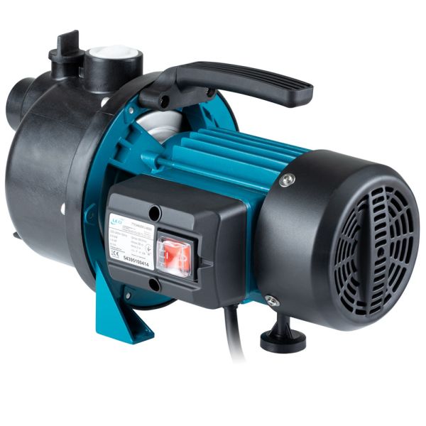 Насос відцентровий самовсмоктуючий 0.8кВт Hmax 38м Qmax 58л/хв пластик LEO EKJ-802P (775307)