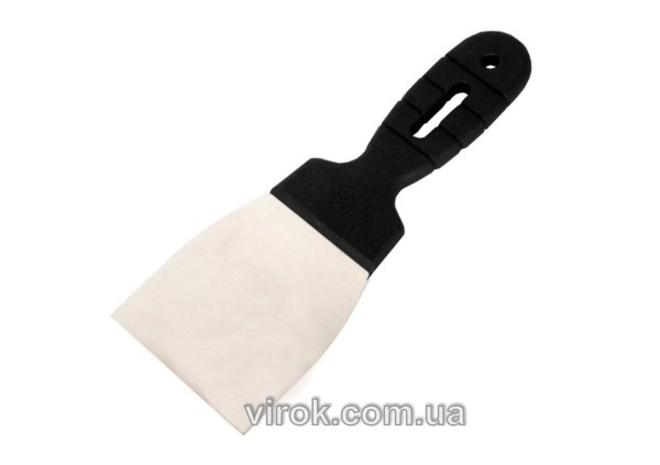 Шпатель малярний VIROK : 40 мм. нержавійка, пластмасова ручка [280]