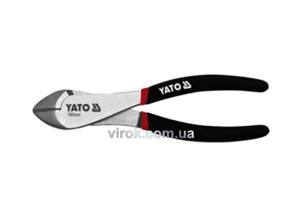 Бокорізи підсилені YATO : L= 180 мм, нікельовані [6/60]